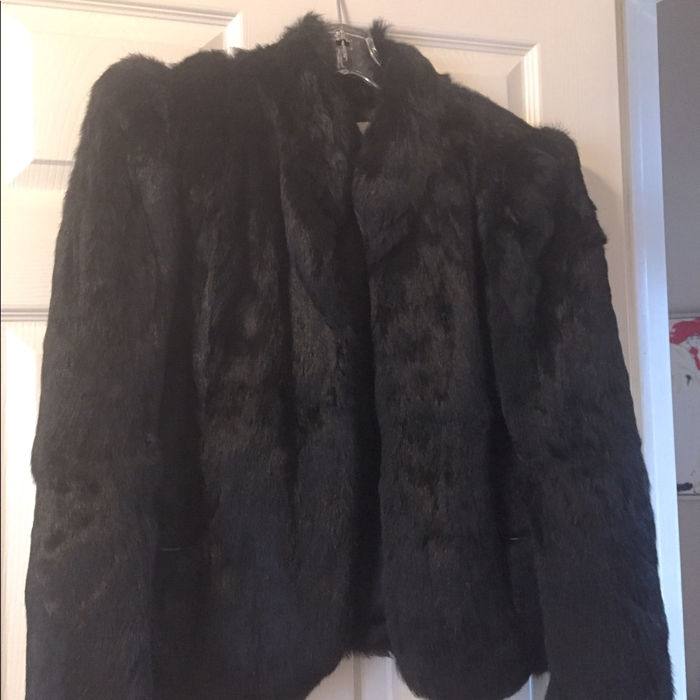 Authentic Rabbit Fur Coat - Picture 7 of 8